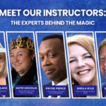 JDS Creative Academy instructors Johanna Lack, Katie McColm, Pryde Pierce, Sheila Ryle, and Scott Strand—experts in acting, filmmaking, musical theater, and creative arts.