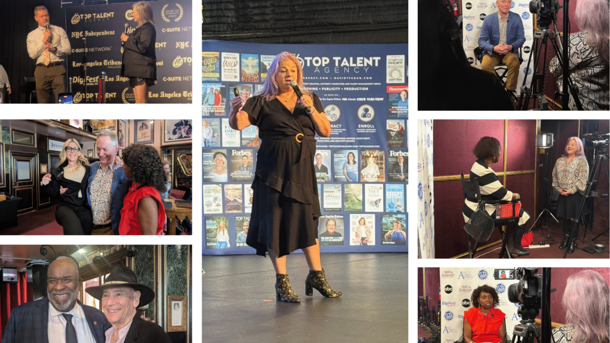 Creative professionals collaborating at the Top Talent Hollywood Conference